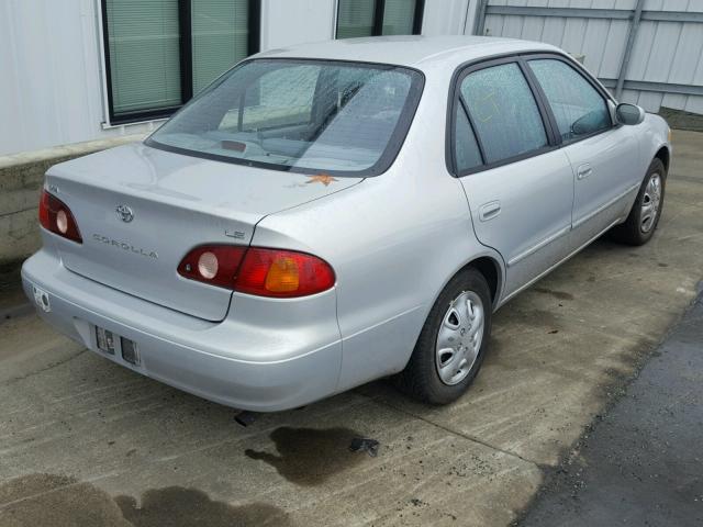 1NXBR12E52Z614160 - 2002 TOYOTA COROLLA CE GRAY photo 4