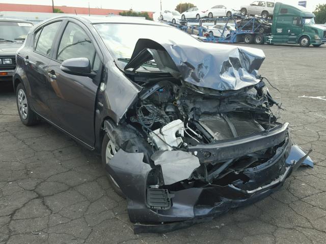 JTDKDTB32C1006547 - 2012 TOYOTA PRIUS C GRAY photo 1