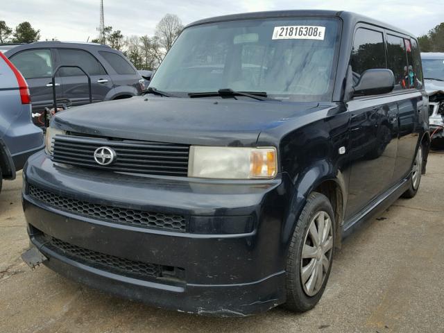 JTLKT324950204728 - 2005 TOYOTA SCION XB შავი ფოტო 2