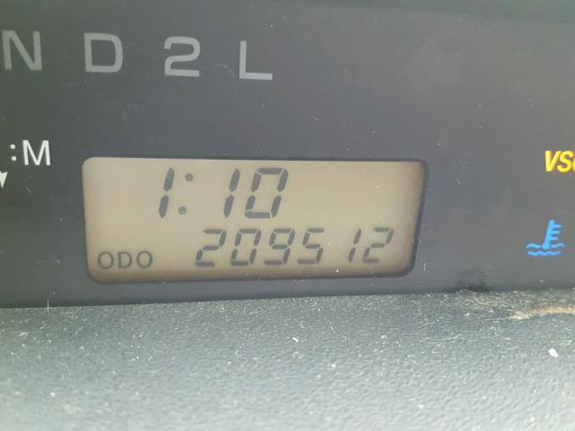 JTLKT324950204728 - 2005 TOYOTA SCION XB შავი ფოტო 8