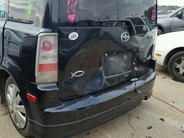 JTLKT324950204728 - 2005 TOYOTA SCION XB შავი ფოტო 9