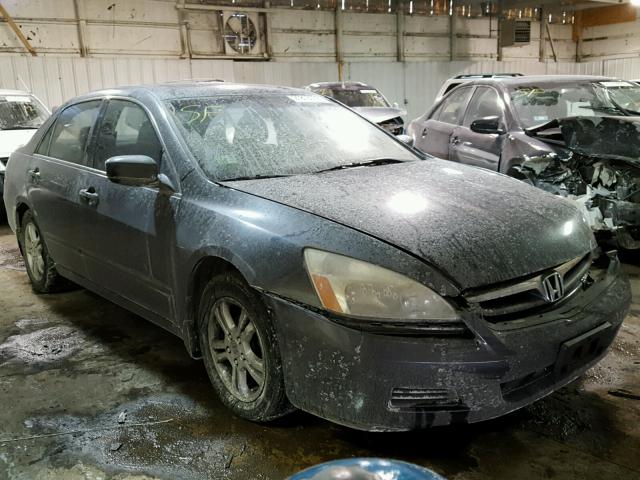 1HGCM56867A132780 - 2007 HONDA ACCORD EX CHARCOAL photo 1