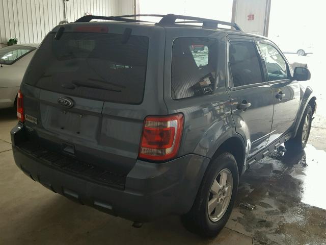 1FMCU0D7XCKC76988 - 2012 FORD ESCAPE XLT BLUE photo 4