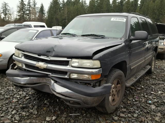 1GNEC16T64J172237 - 2004 CHEVROLET SUBURBAN C BLACK photo 2