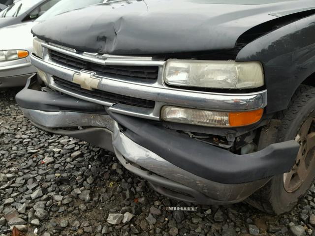 1GNEC16T64J172237 - 2004 CHEVROLET SUBURBAN C BLACK photo 9