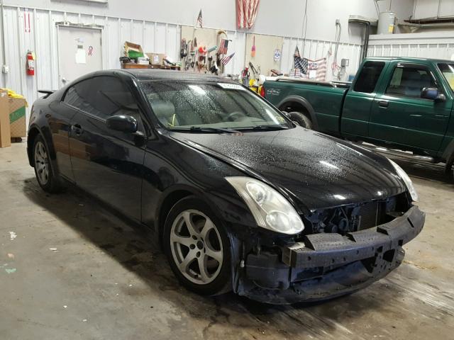 JNKCV54E66M722185 - 2006 INFINITI G35 BLACK photo 1