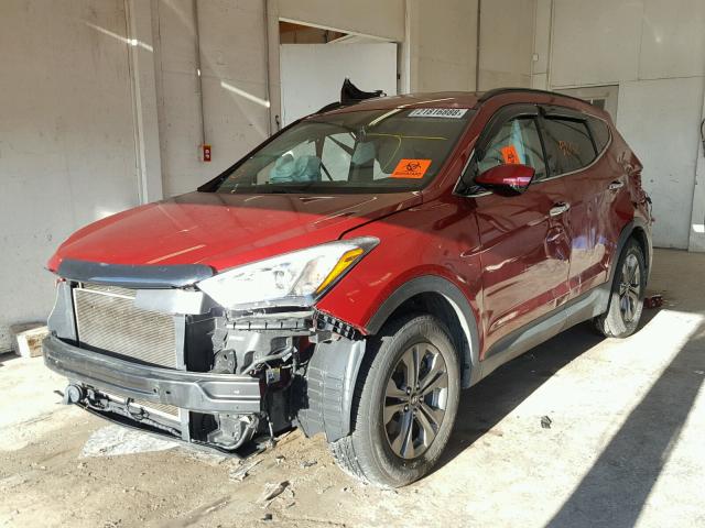 5XYZU3LB7DG114068 - 2013 HYUNDAI SANTA FE S BURGUNDY photo 2