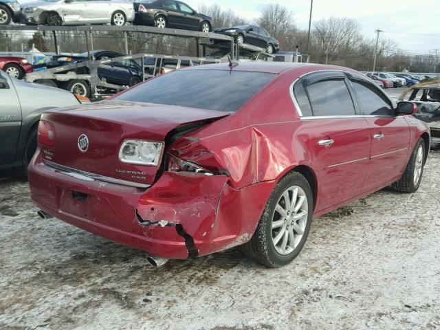 1G4HE57Y38U133445 - 2008 BUICK LUCERNE CX BURGUNDY photo 4