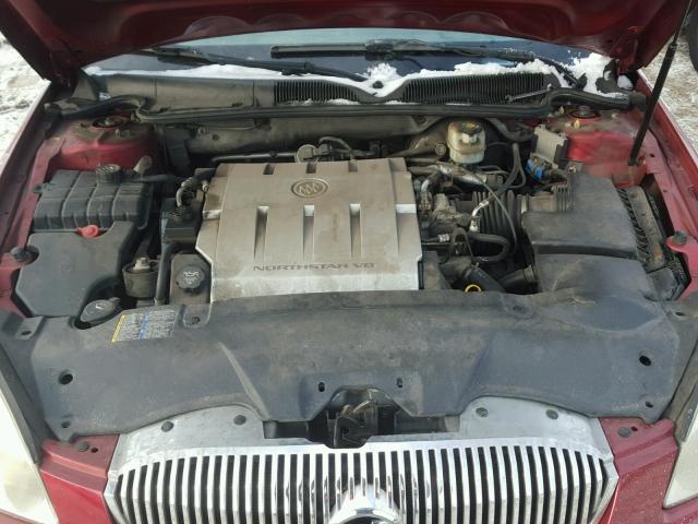 1G4HE57Y38U133445 - 2008 BUICK LUCERNE CX BURGUNDY photo 7