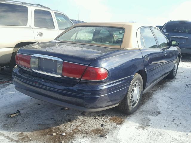 1G4HR54K944134291 - 2004 BUICK LESABRE LI BLUE photo 4