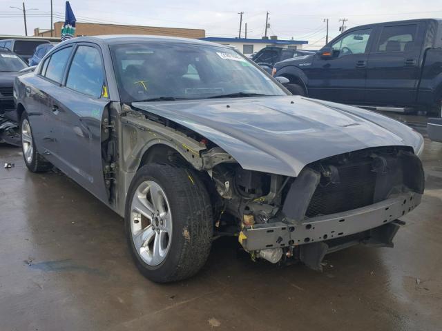 2C3CDXBG5CH209114 - 2012 DODGE CHARGER SE GRAY photo 1