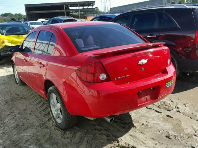 1G1AL55FX77143456 - 2007 CHEVROLET COBALT LT RED photo 3