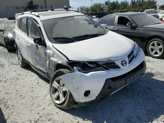 2T3WFREV1DW072098 - 2013 TOYOTA RAV4 XLE WHITE photo 1