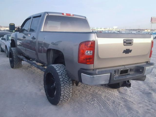 1GC1KXC84EF151775 - 2014 CHEVROLET SILVERADO GRAY photo 3