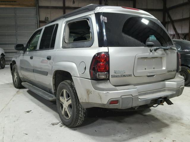 1GNET16S246194830 - 2004 CHEVROLET TRAILBLAZE SILVER photo 3