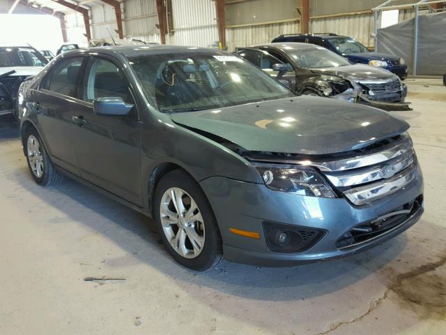 3FAHP0HA5CR121614 - 2012 FORD FUSION SE BLUE photo 1