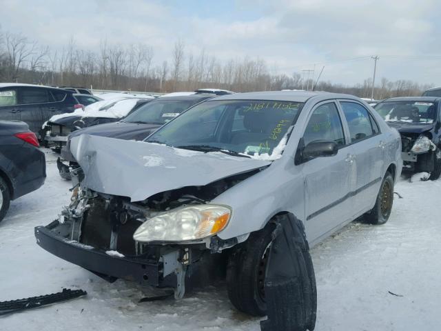 2T1BR32E76C637359 - 2006 TOYOTA COROLLA CE SILVER photo 2