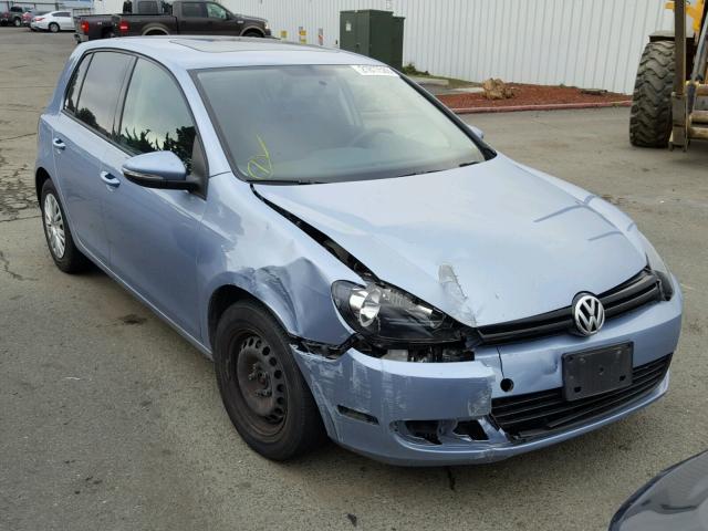 WVWDB7AJ0AW404328 - 2010 VOLKSWAGEN GOLF BLUE photo 1