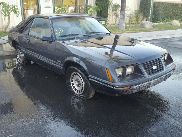 1FABP28M3EF153716 - 1984 FORD MUSTANG L GRAY photo 1