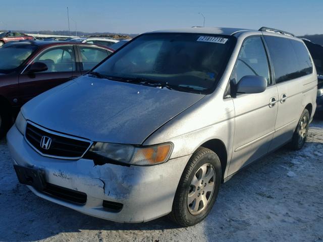 5FNRL18753B092847 - 2003 HONDA ODYSSEY EX GRAY photo 2