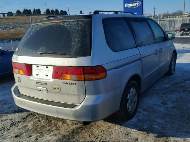 5FNRL18753B092847 - 2003 HONDA ODYSSEY EX GRAY photo 4