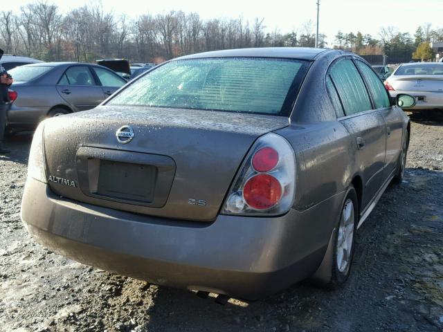 1N4AL11D35N444069 - 2005 NISSAN ALTIMA S TAN photo 4