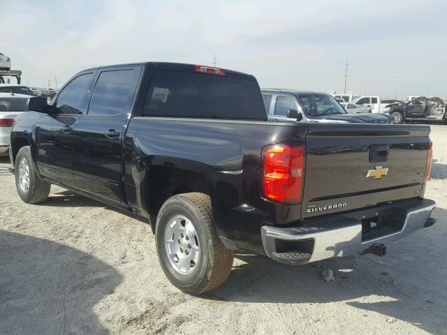 3GCPCREC2HG106938 - 2017 CHEVROLET SILVERADO BLACK photo 3