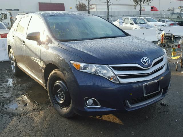 4T3ZK3BB1FU073657 - 2015 TOYOTA VENZA LE BLUE photo 1