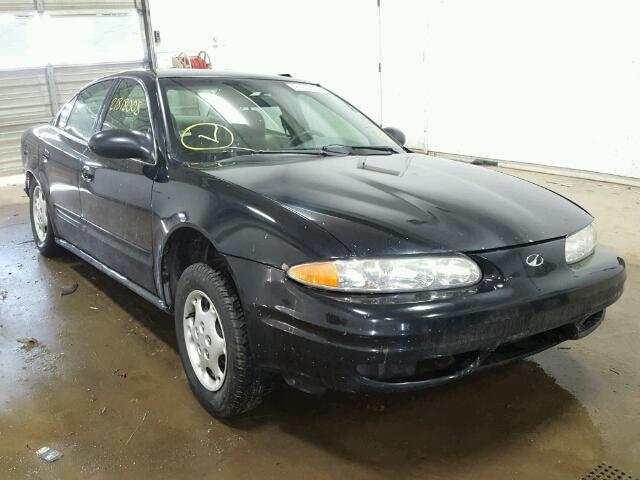 1G3NK52F33C298948 - 2003 OLDSMOBILE ALERO GX BLACK photo 1