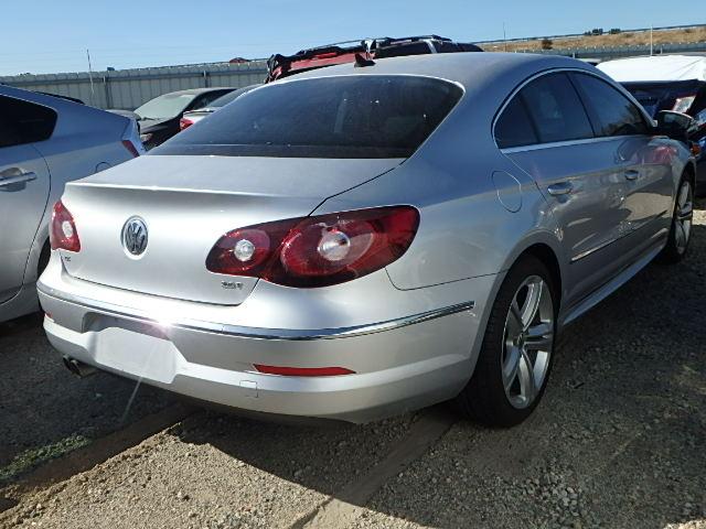 WVWMP7AN6CE514359 - 2012 VOLKSWAGEN CC SPORT SILVER photo 4