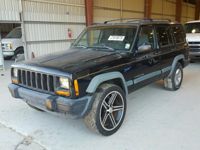 1J4FT68S1WL146676 - 1998 JEEP CHEROKEE S BLACK photo 2