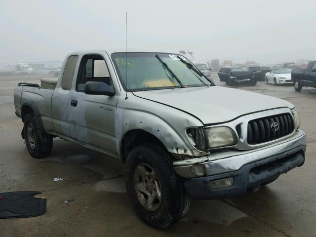 5TEWM72N51Z840728 - 2001 TOYOTA TACOMA XTR SILVER photo 1