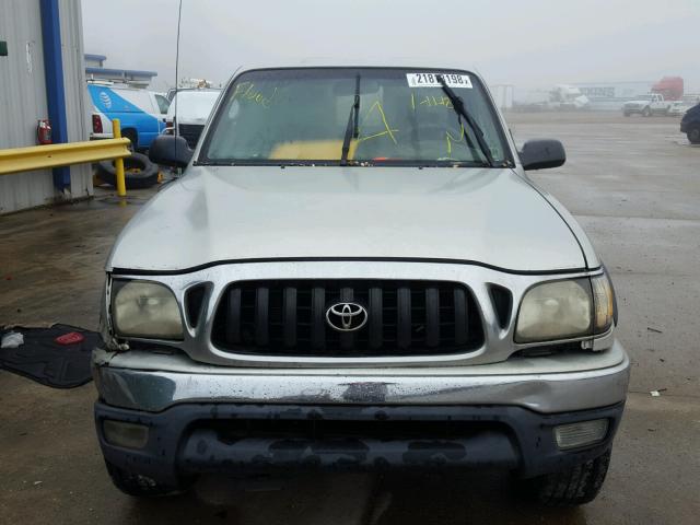 5TEWM72N51Z840728 - 2001 TOYOTA TACOMA XTR SILVER photo 7