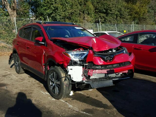 JTMWFREV6HJ134857 - 2017 TOYOTA RAV4 XLE RED photo 1