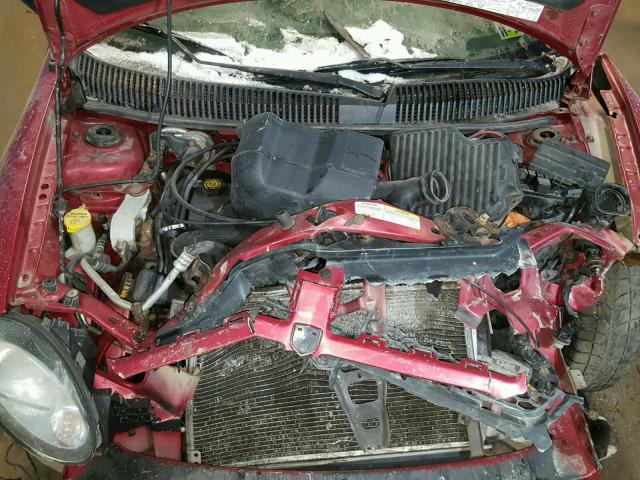 1B3ES56C83D248266 - 2003 DODGE NEON SXT MAROON photo 7