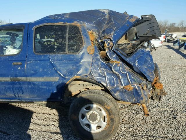 5N1DD28T03C703578 - 2003 NISSAN XTERRA XE BLUE photo 10