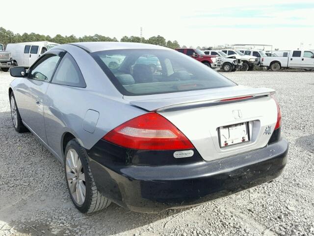 1HGCM72603A004870 - 2003 HONDA ACCORD EX SILVER photo 3