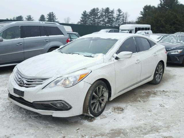 KMHFG4JGXGA513622 - 2016 HYUNDAI AZERA WHITE photo 2