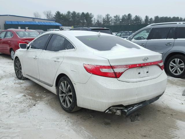 KMHFG4JGXGA513622 - 2016 HYUNDAI AZERA WHITE photo 3