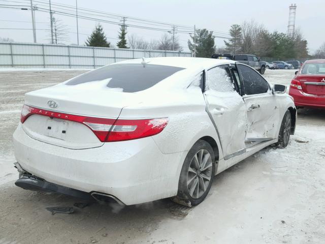 KMHFG4JGXGA513622 - 2016 HYUNDAI AZERA WHITE photo 4