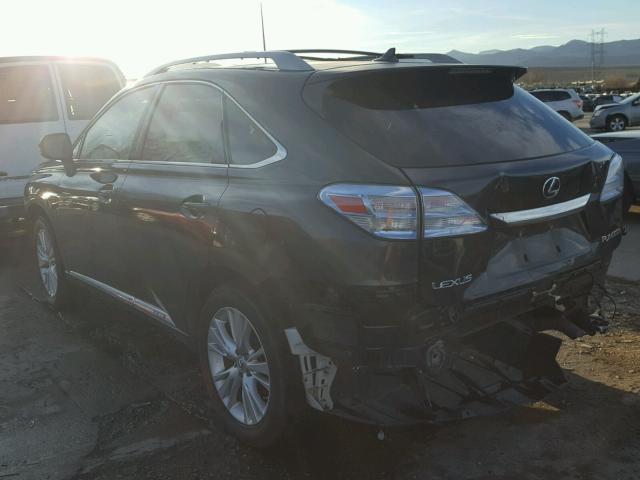 JTJBC1BA2A2412578 - 2010 LEXUS RX 450 CHARCOAL photo 3