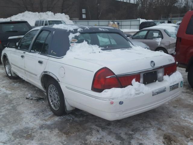 2MEFM74W6WX613240 - 1998 MERCURY GRAND MARQ WHITE photo 3