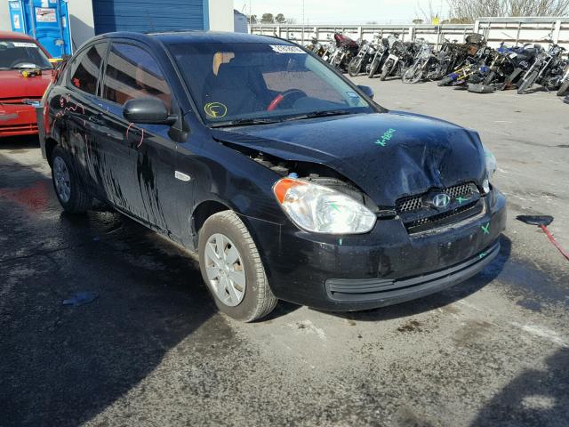 KMHCM3AC1BU200095 - 2011 HYUNDAI ACCENT GL BLACK photo 1