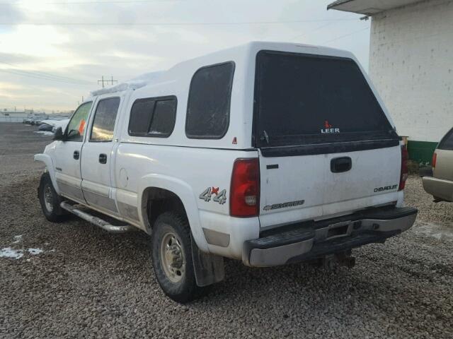 1GCHK23U53F176924 - 2003 CHEVROLET SILVERADO WHITE photo 3