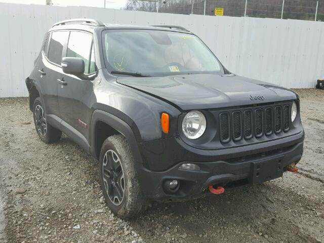 ZACCJBCT2GPD67174 - 2016 JEEP RENEGADE T BLACK photo 1