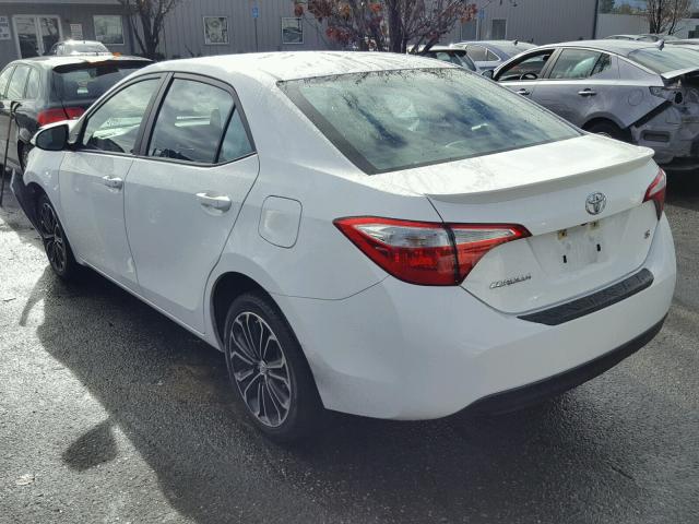 5YFBURHE4GP499032 - 2016 TOYOTA COROLLA L WHITE photo 3