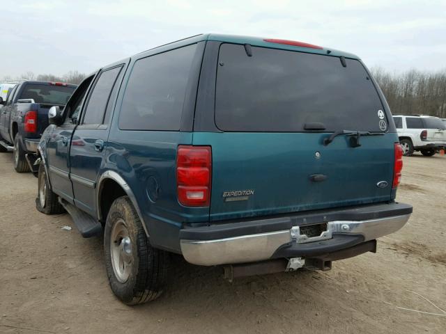 1FMPU18L0WLB43945 - 1998 FORD EXPEDITION GREEN photo 3