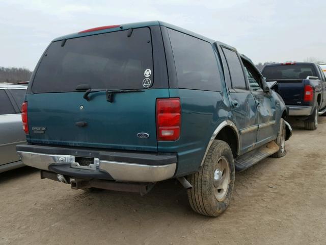 1FMPU18L0WLB43945 - 1998 FORD EXPEDITION GREEN photo 4