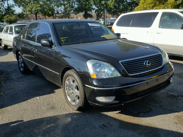 JTHBN30F230102404 - 2003 LEXUS LS 430 BLACK photo 1