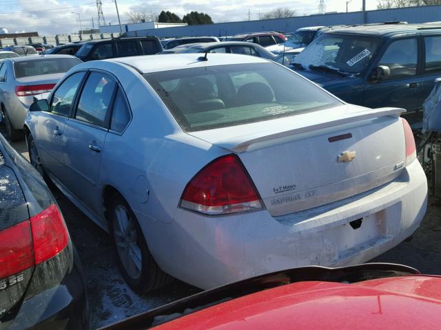 2G1WC5E34C1188623 - 2012 CHEVROLET IMPALA LTZ WHITE photo 3